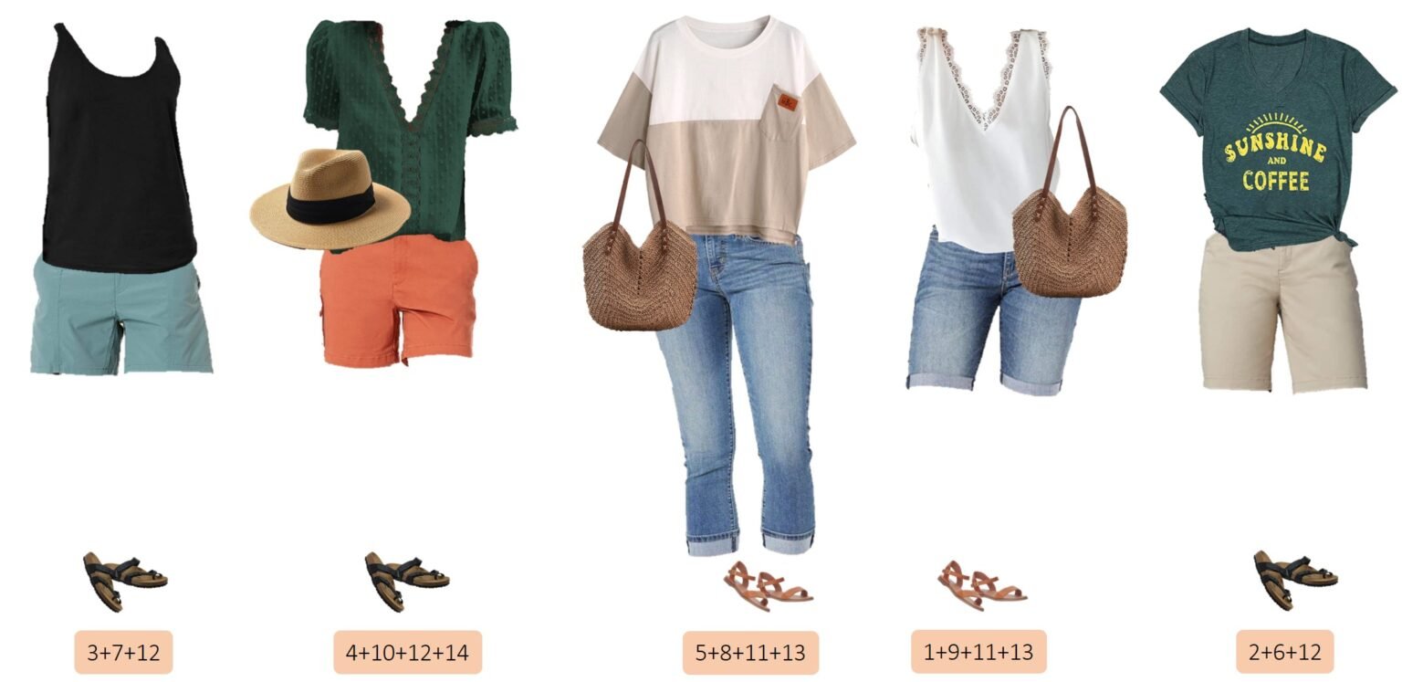 Amazon Summer Clothes Cute Mix & Match outfits Everyday Savvy