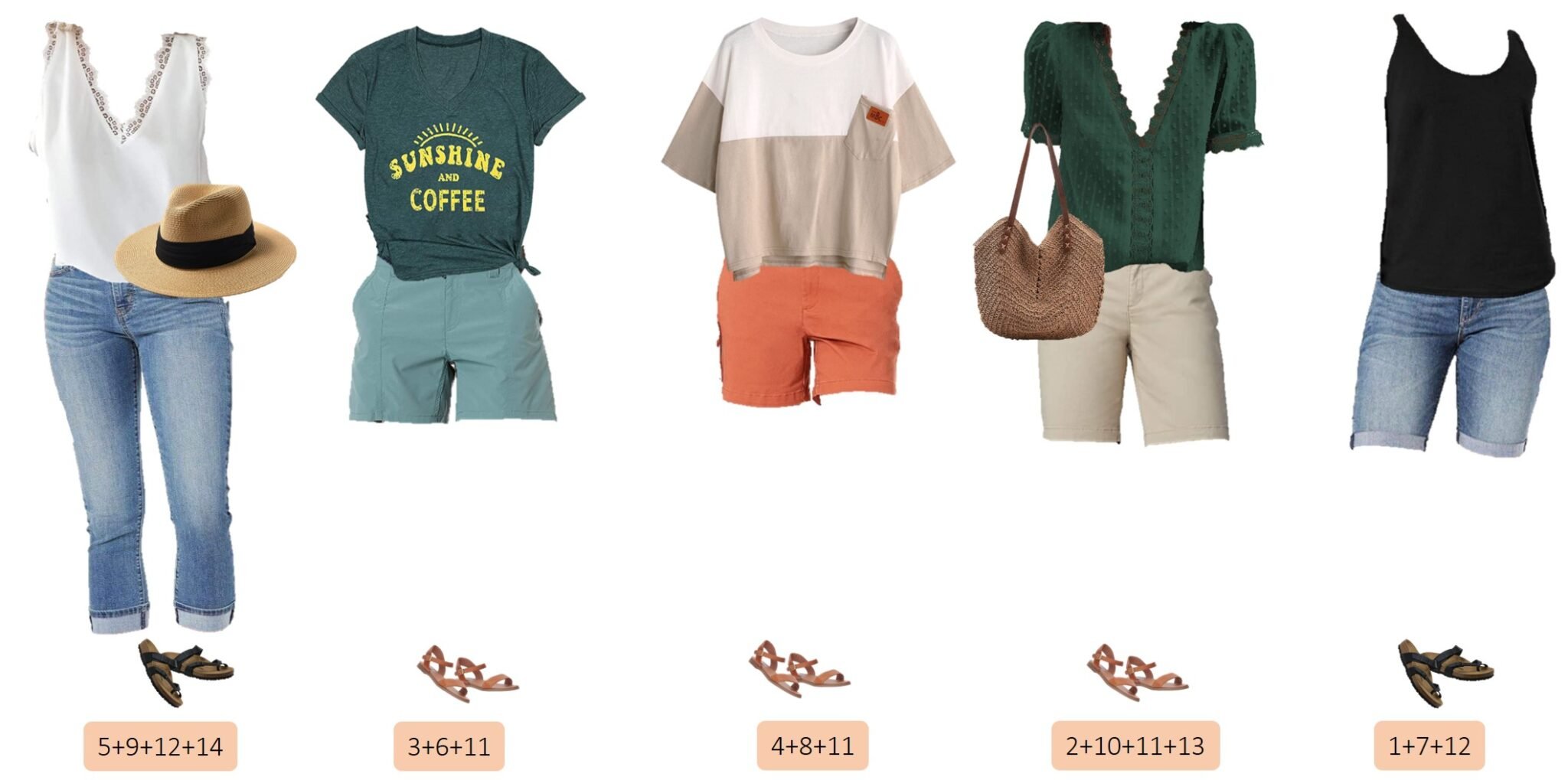 Amazon Summer Clothes Cute Mix & Match outfits Everyday Savvy