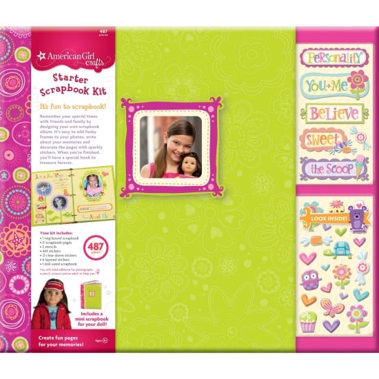 American Girl Crafts Scrapbook Starter Kit at 59% Off and Just $13.50 -  Everyday Savvy