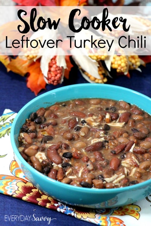 Turkey Chili (With Leftover Turkey) Recipe