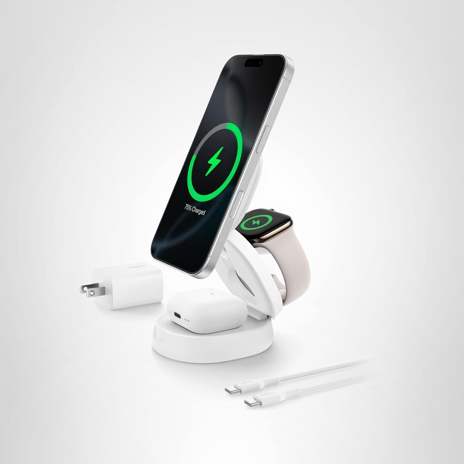 Image for Belkin MagSafe Folding 3-in-1 Charger