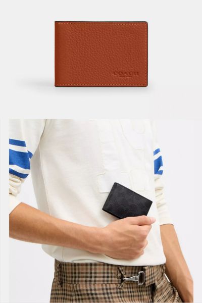 Image for Coach Compact Bifold Wallet