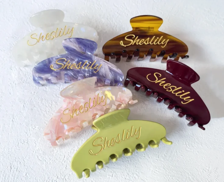 Image for Engraved Personalized Claw Clip