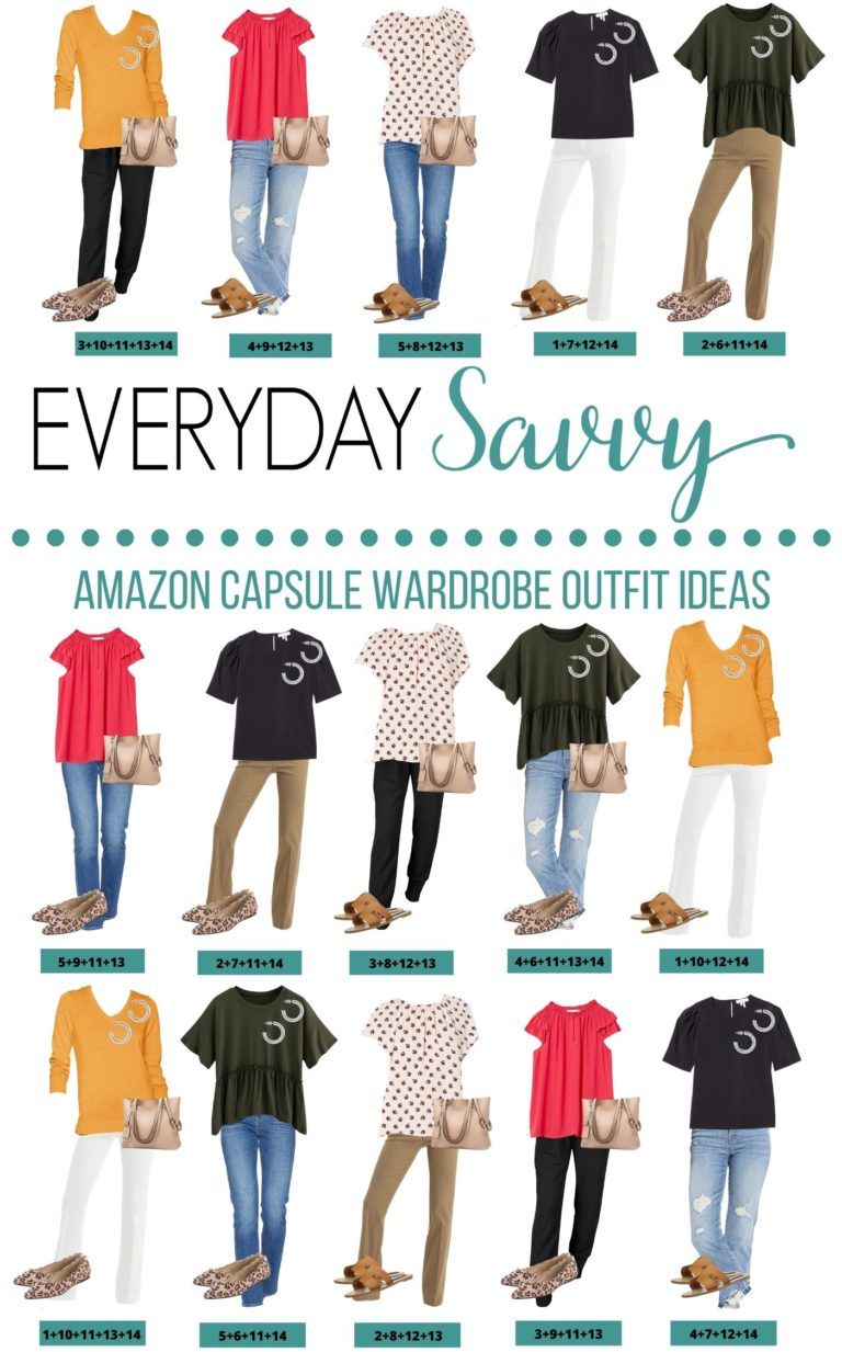 Amazon Capsule Wardrobe Ideas Everyday Savvy