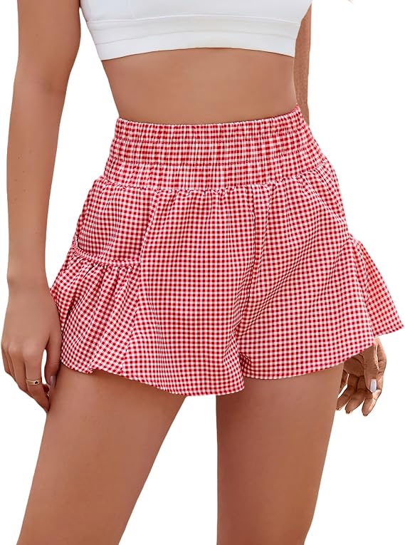 Image for Flowy High Waisted Shorts