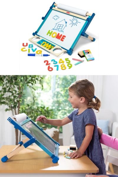 Image for Melissa & Doug Magnetic Tabletop Easel