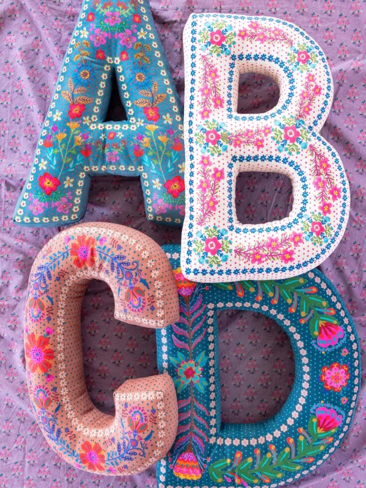 Image for Velvet Initial Pillow