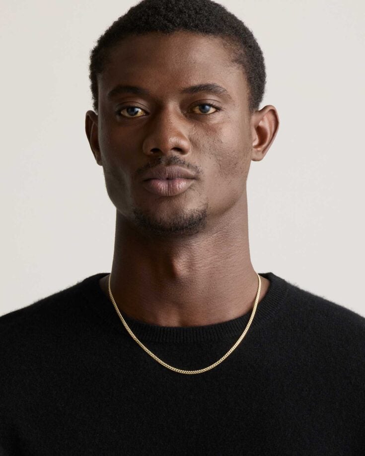 Image for Gold Vermeil Cuban Curb Chain Necklace