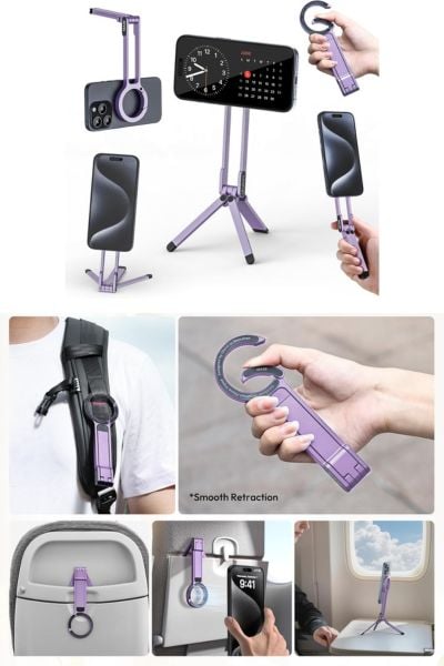 Image for Magnetic Phone Tripod Selfie Stand