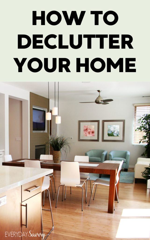 declutter your house to sell